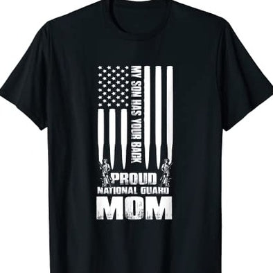Proud National Guard Mom Army T-Shirt