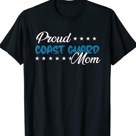 Bold Proud Coast Guard Mom T-Shirt