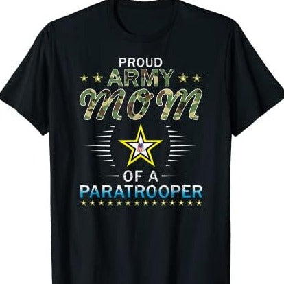 Proud Army Mom Paratrooper T-Shirt