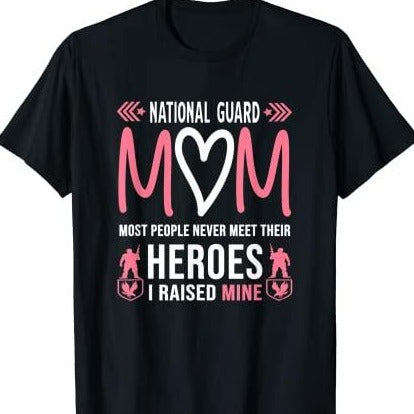 National Guard Mom Heroes T-Shirt