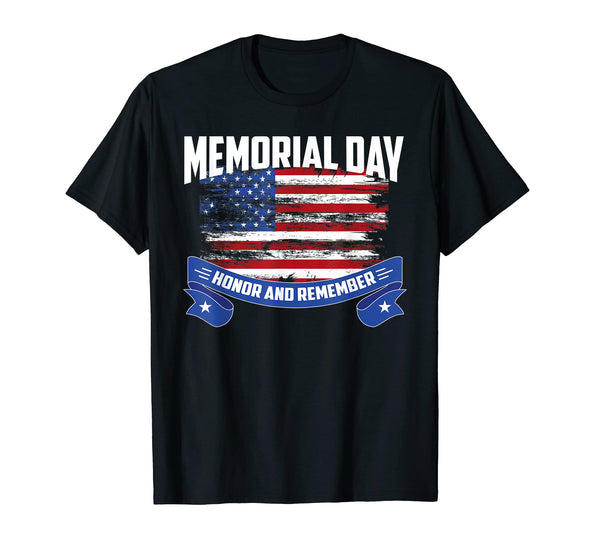 Memorial Day Family Honor Remember T-shirts