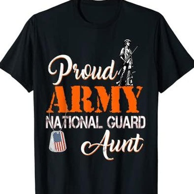 Proud Army National Guard Aunt T-Shirt
