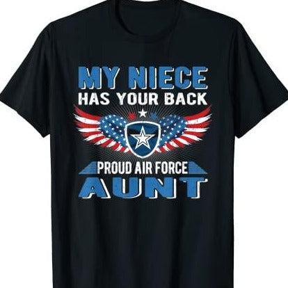 Proud Air Force Aunt T-Shirt