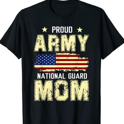 Proud Army National Guard Mom T-Shirt