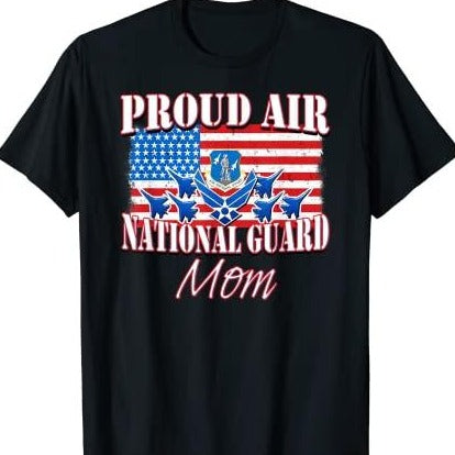 Proud Air National Guard Mom T-Shirt