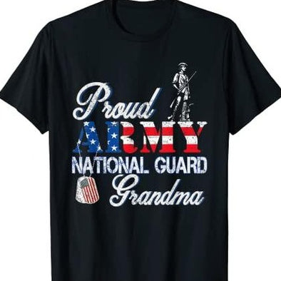 Proud Army National Guard Grandma T-Shirt