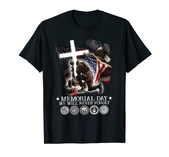 Memorial Day Family Never Forget T-shirts