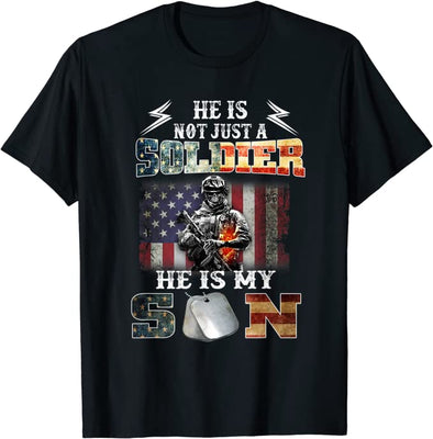 Proud Soldier Army Parents Mom Dad Tee