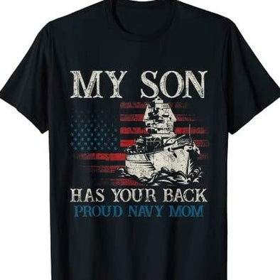 Proud Navy Mothers Day Gift for Mom T-Shirt