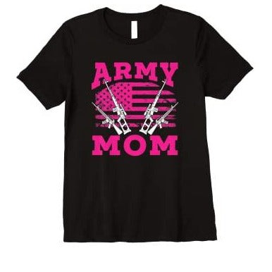 Womens Proud Army Mom T-Shirt