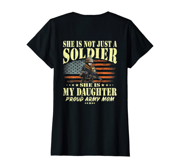 Not Just A Soldier Army Mom Daughter T-shirts