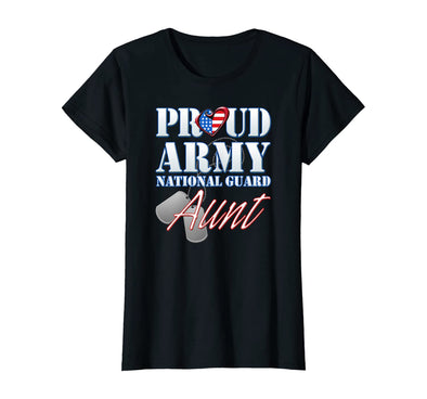 Proud Army National Guard Aunt T-shirts