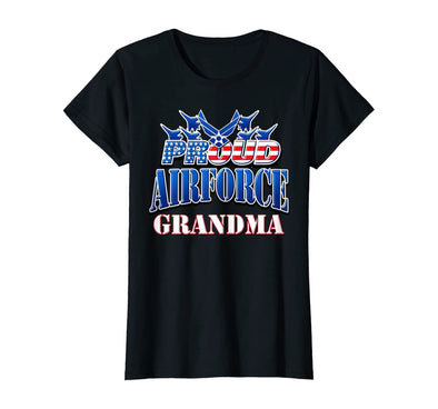 Proud Air Force Grandma Modern T-shirts