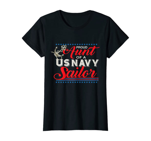 Patriotic Aunt of a US Navy Sailor T-shirts