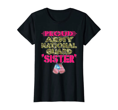 Proud Army National Guard Sister Camo T-shirts