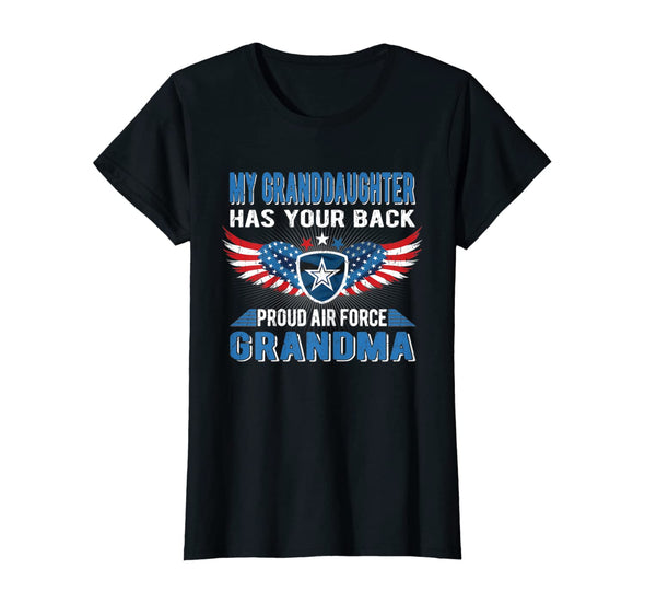 Granddaughter Has Your Back Air Force Grandma T-shirts