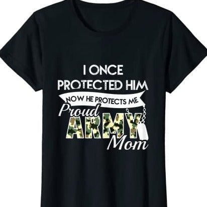 Proud Army Mom Shirt T-Shirt