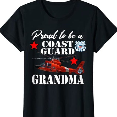 Proud To Be A Coast Guard Grandma