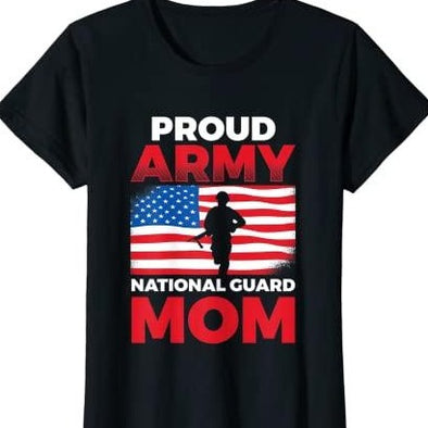Mom Proud Army National Guard T-Shirt