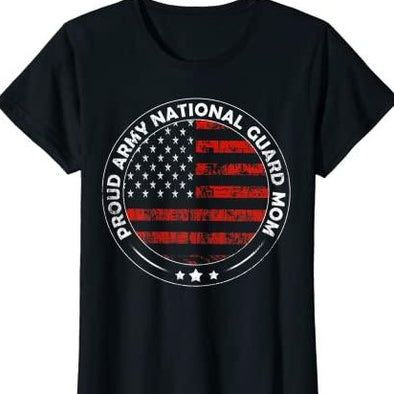 National Guard Mom Proud Army T-Shirt