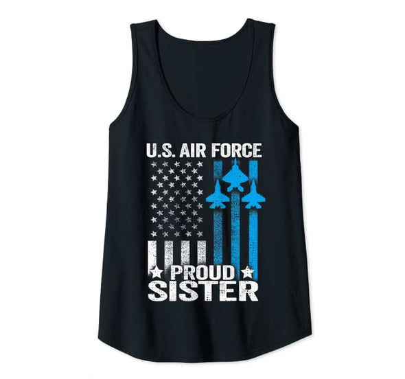 US Air Force Proud Sister Tank Top