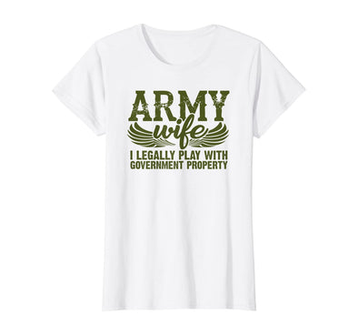 Army Wife Mess With T-shirts