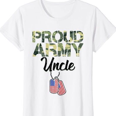 Funny Proud Army Uncle T-Shirt