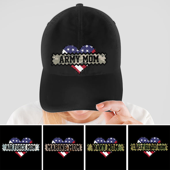 Flag Military Mom Family Unisex Hats