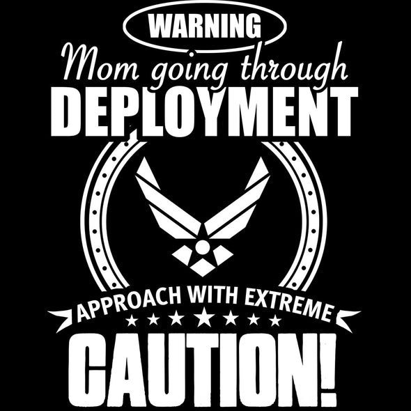 Air Force Mom Approach With Caution Decal - MotherProud