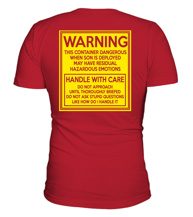 Marine Mom Handle With Care T-shirts - MotherProud