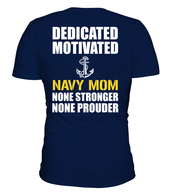 Navy Mom None Prouder T-shirts - MotherProud