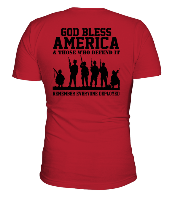 RED Friday God Bless America T-shirts - MotherProud