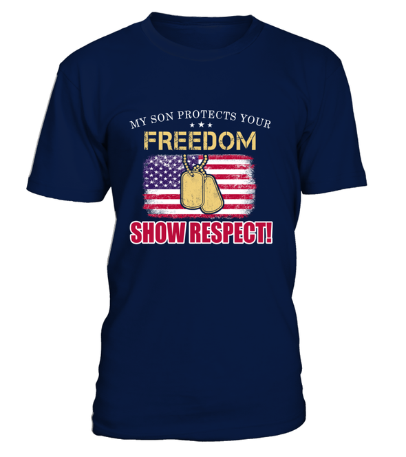 Army Mom Show Respect T-shirts - MotherProud