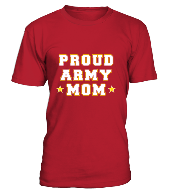 Proud Army Mom Star T-shirts - MotherProud