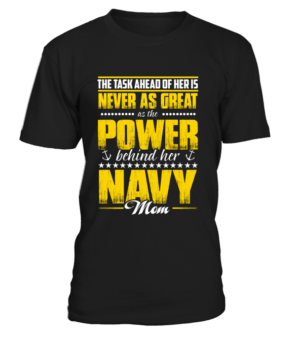 Navy Mom Daughter Power T-shirts - MotherProud