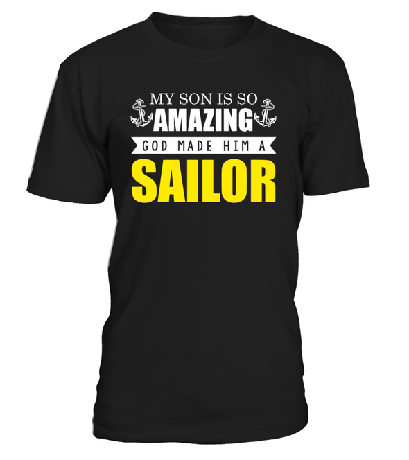 Navy Mom God Made Sailor T-shirts - MotherProud