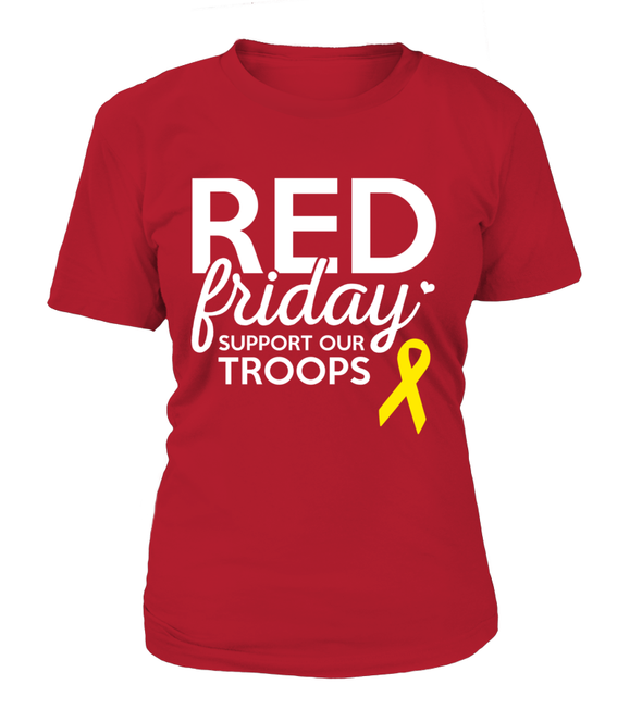 Red Friday Support Our Troops - MotherProud