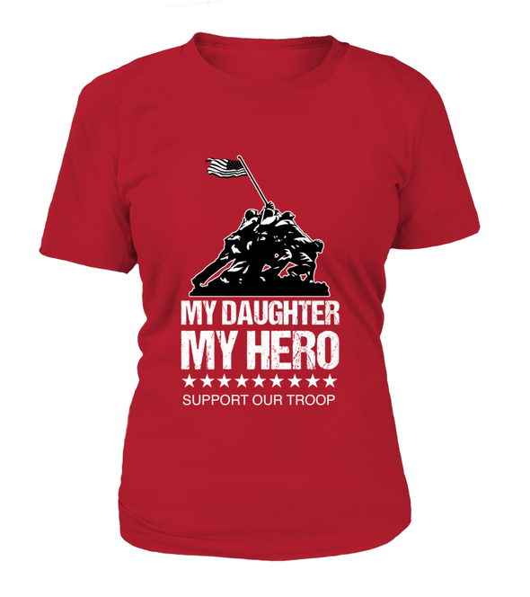 Red Friday My Daughter My Hero T-shirts - MotherProud