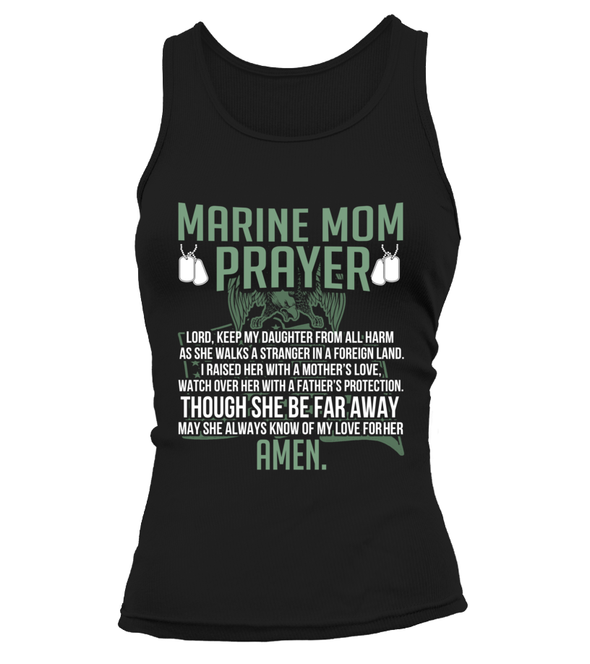 Marine Mom Prayer Daughter T-shirts - MotherProud