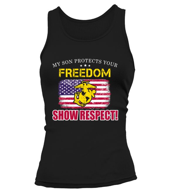 Marine Mom Show Respect T-shirts - MotherProud