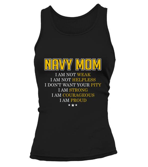 Navy Mom I Am Proud T-shirts - MotherProud