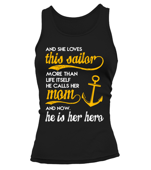 Navy Mom More Than Life Itself T-shirts - MotherProud