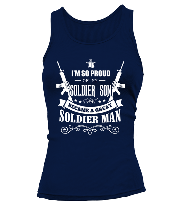 Army Mom - Became A Great Man T-shirts - MotherProud