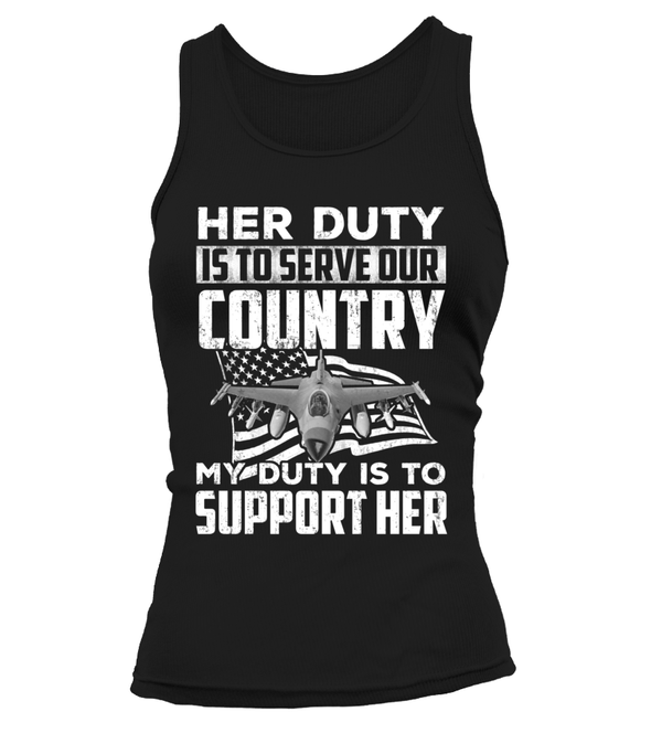 Air Force Mom Her Duty Daughter T-shirts - MotherProud