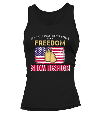 Army Mom Show Respect T-shirts - MotherProud