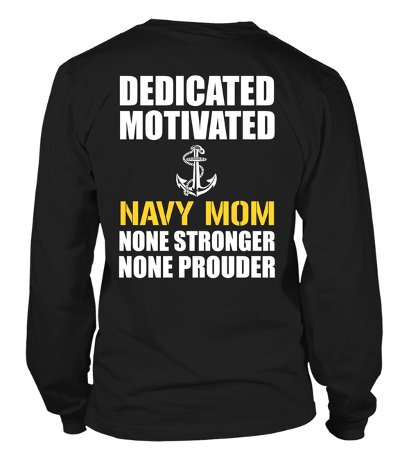 Navy Mom None Prouder T-shirts - MotherProud