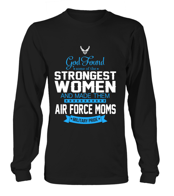 God Found Air Force Moms T-shirts - MotherProud