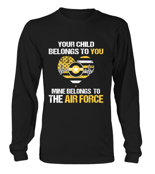 Air Force Mom Belongs To T-shirts - MotherProud