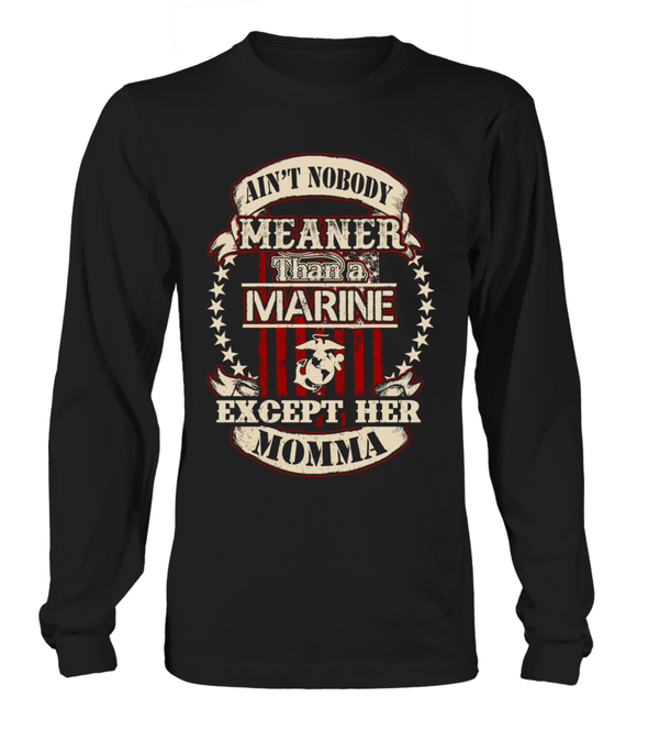 Marine Mom Daughter Meaner T-shirts - MotherProud