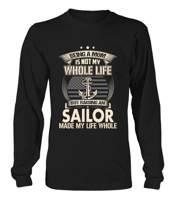Navy Mom Made Life Whole T-shirts - MotherProud